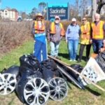 Rotary Club continues showing they care for Lower Sackville with cleanup